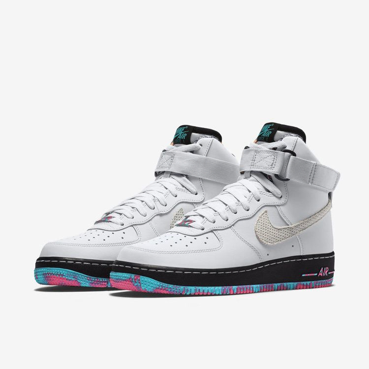 Кроссовки Nike Air Force 1 High 'Pure Platinum Multi Color'