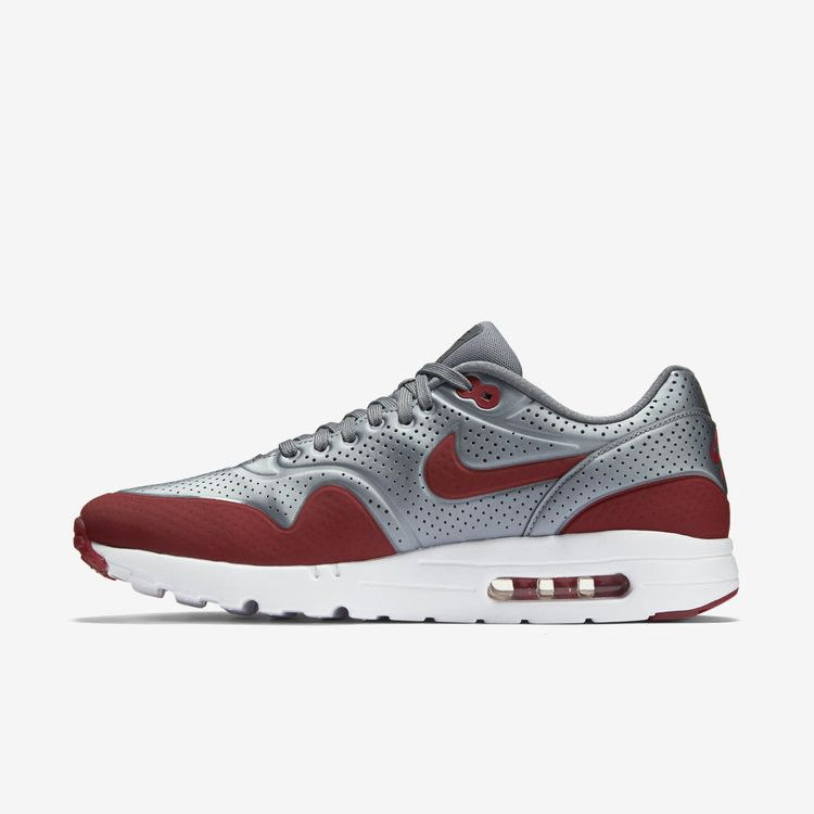 Кроссовки Nike Air Max 1 Ultra Moire 'Gym Red Metallic Grey'