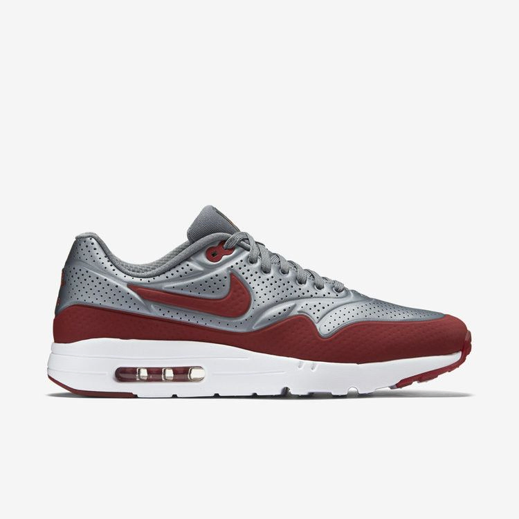 Кроссовки Nike Air Max 1 Ultra Moire 'Gym Red Metallic Grey'