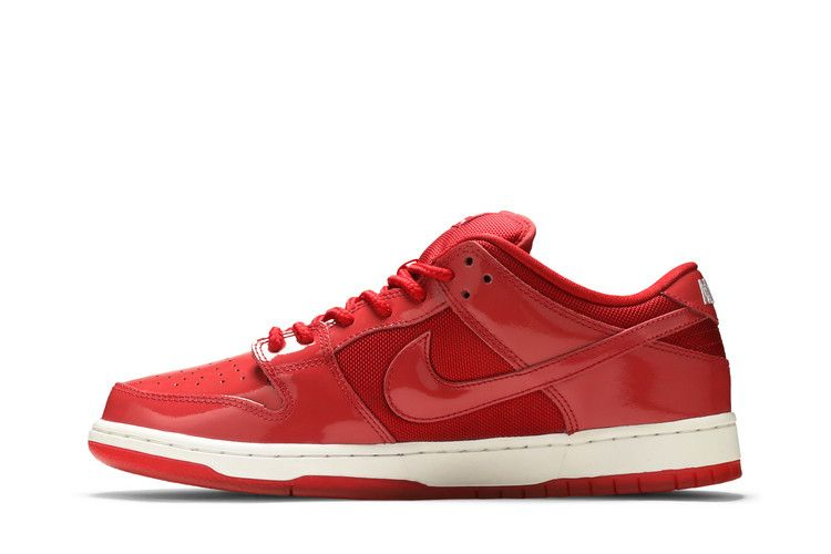 Кроссовки Nike Dunk Low Pro SB 'Red Patent Leather'