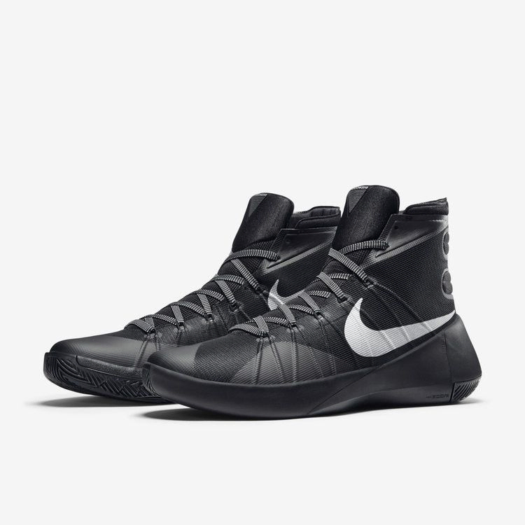 Кроссовки Nike Hyperdunk 2015 'Black Metallic Silver'
