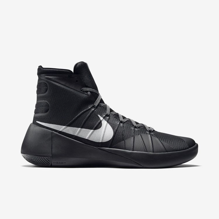 Кроссовки Nike Hyperdunk 2015 'Black Metallic Silver'