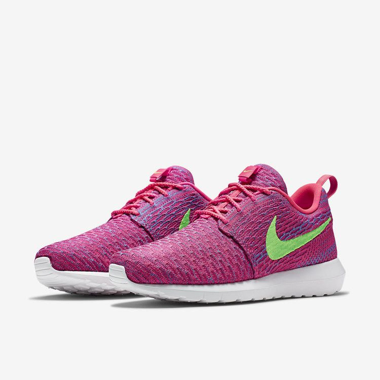 Кроссовки Nike Roshe Flyknit 'Pink Flash'