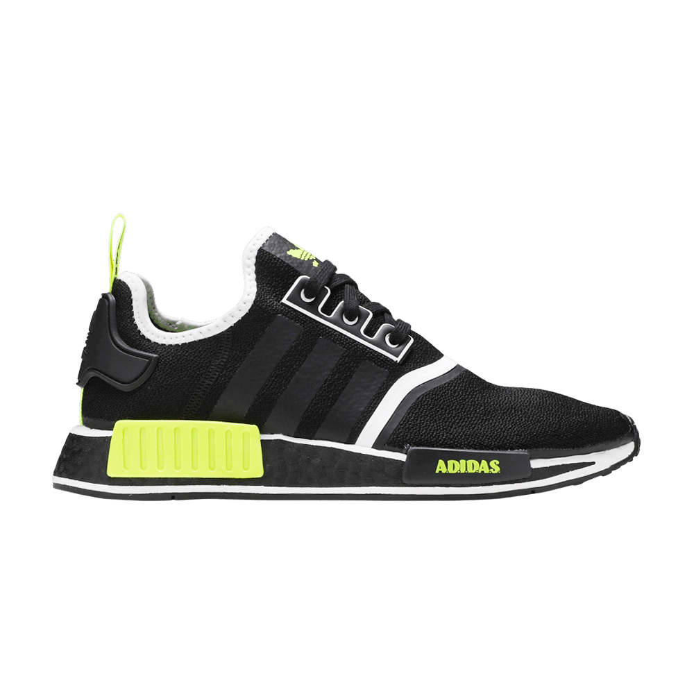 Кроссовки adidas NMD_R1 'Black Solar Yellow'
