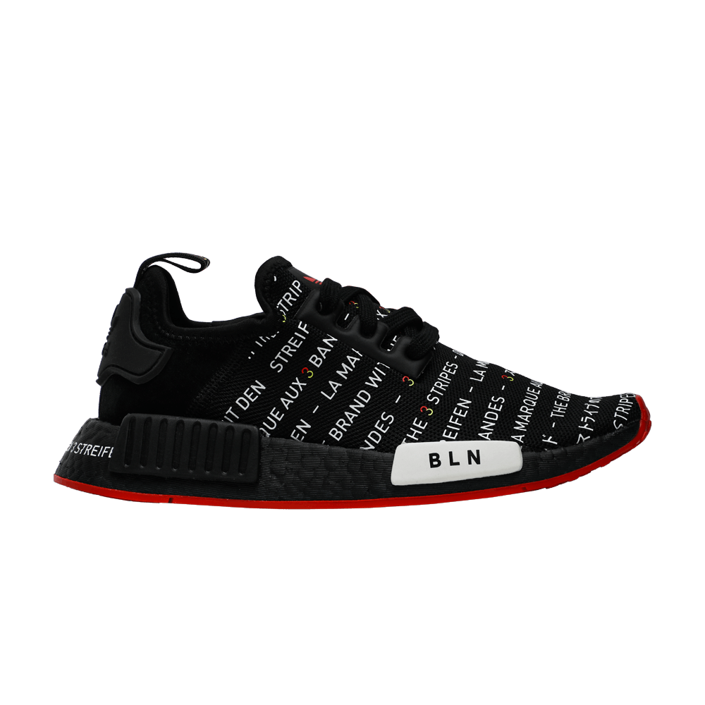 Кроссовки adidas NMD_R1 'Black White Yellow'