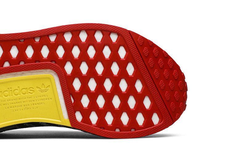 Кроссовки adidas NMD_R1 'Black White Yellow'