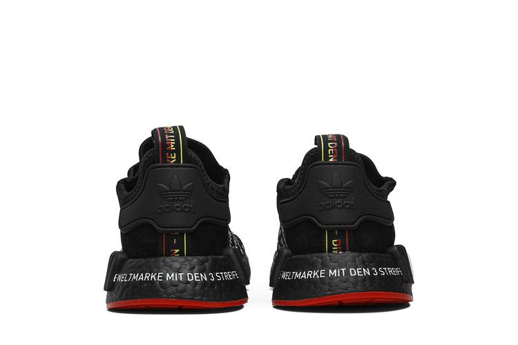 Кроссовки adidas NMD_R1 'Black White Yellow'