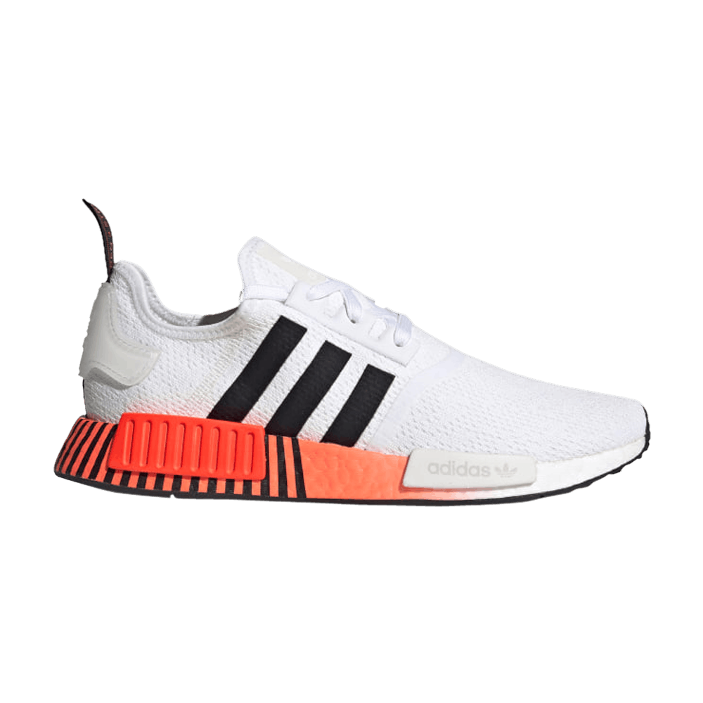 Кроссовки adidas NMD_R1 'Glitch - White Solar Red'