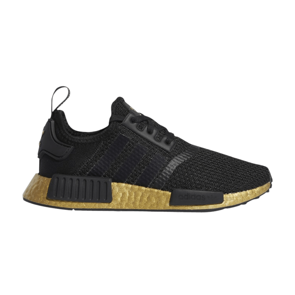 Кроссовки adidas NMD_R1 J 'Black Gold Metallic'