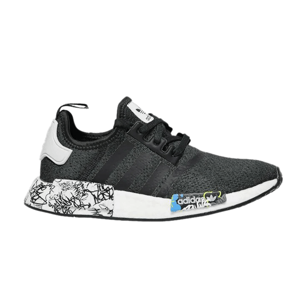 Кроссовки adidas NMD_R1 J 'Black Graffiti'