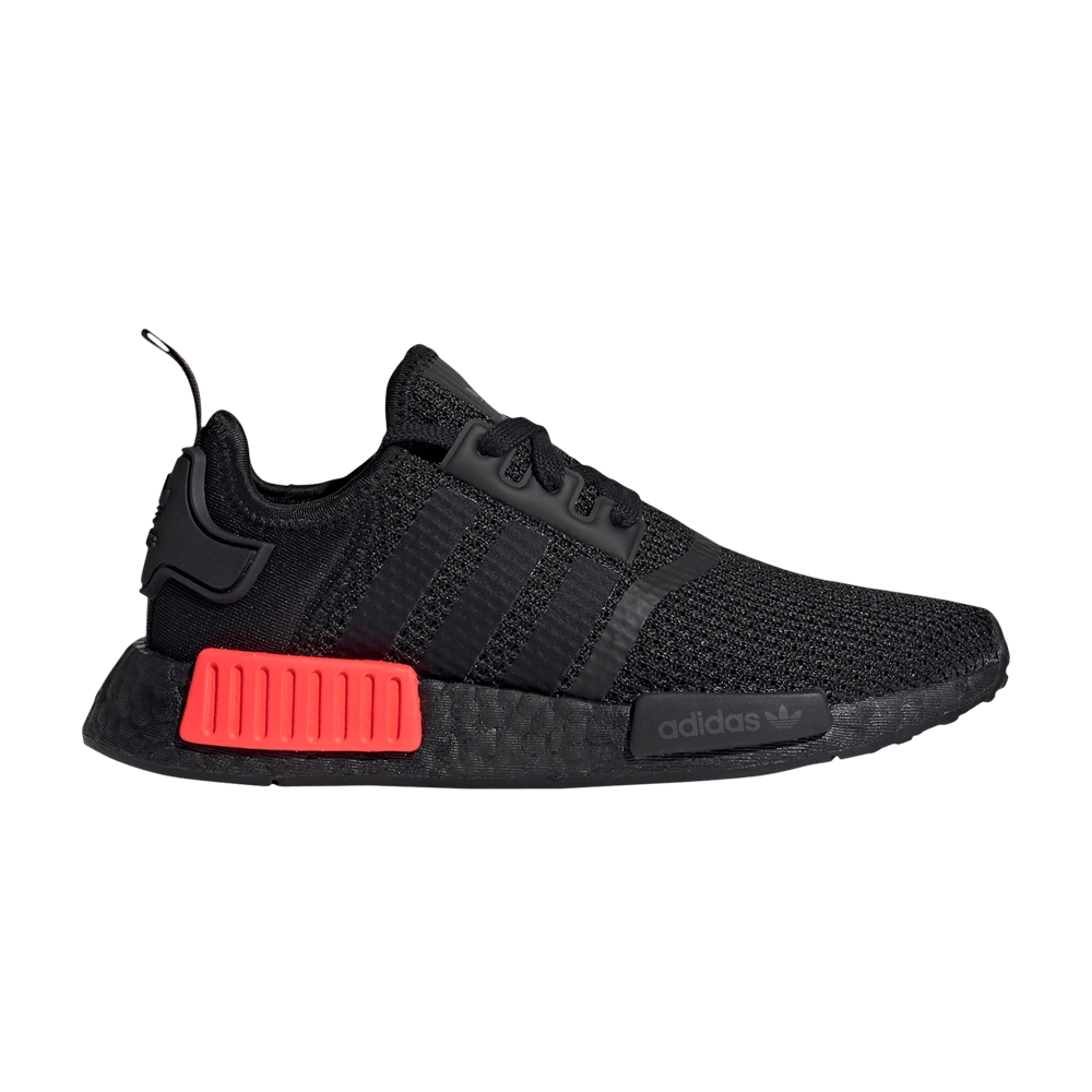 Кроссовки adidas NMD_R1 J 'Black Solar Red'