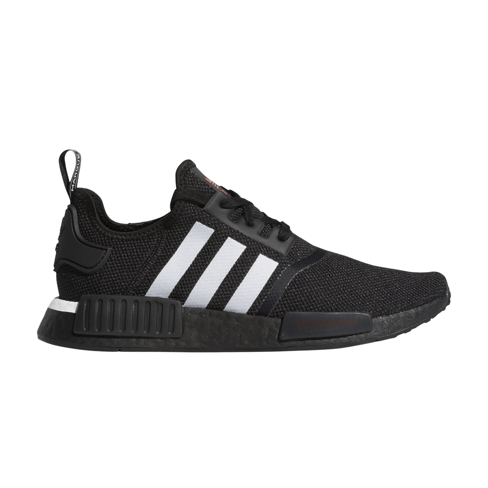 Кроссовки adidas NMD_R1 'Japanese Side Print - Black White'