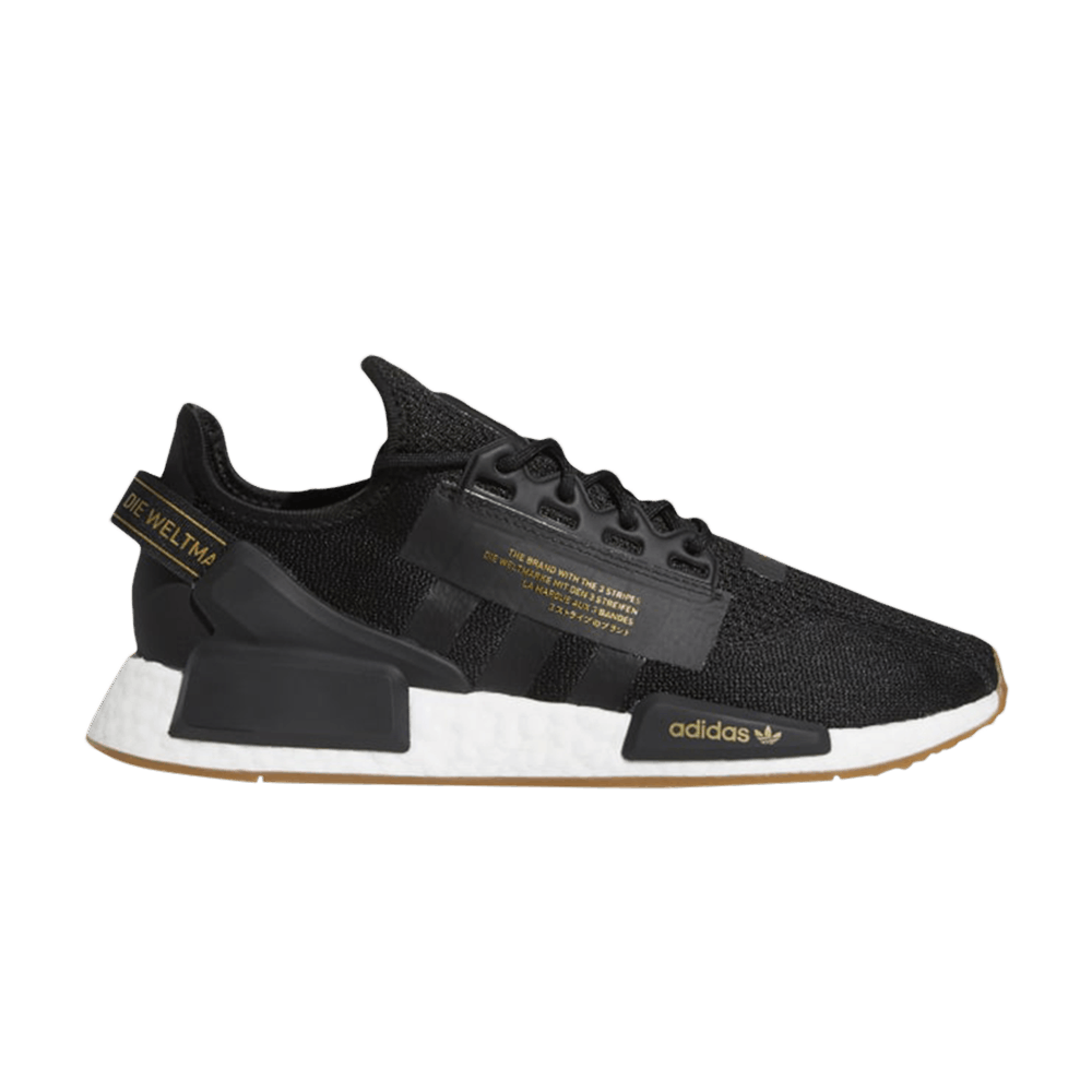 Кроссовки adidas NMD_R1 V2 'Black Gold Metallic'
