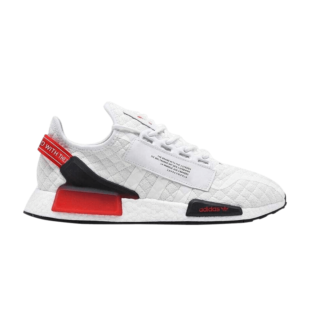 Кроссовки adidas NMD_R1 V2 'Quilted - White Solar Red'