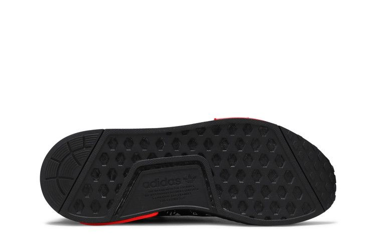 Кроссовки adidas NMD_R1 'Wordmark Heel Stripe - Black Solar Red'