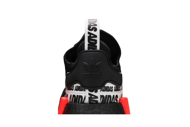 Кроссовки adidas NMD_R1 'Wordmark Heel Stripe - Black Solar Red'