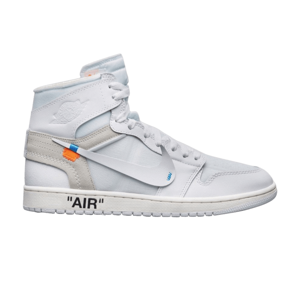 Кроссовки Off-White x Air Jordan 1 Retro High OG 'White' 2018 Sample