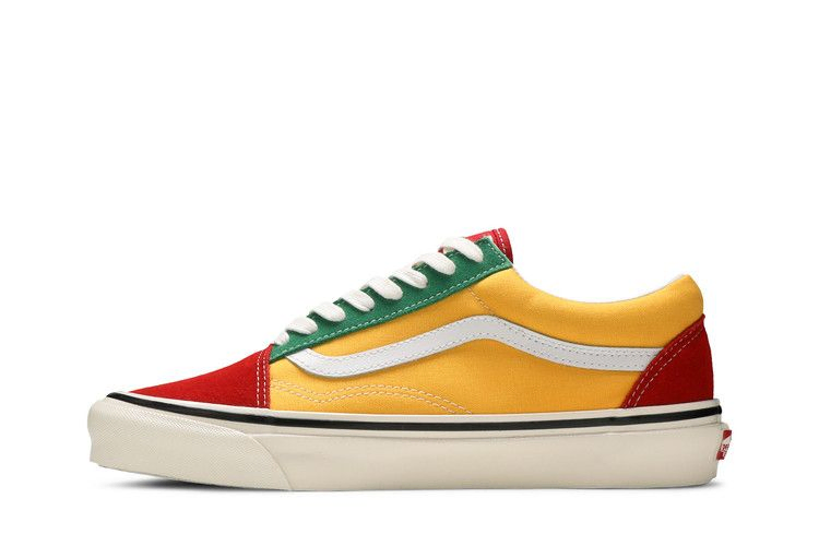 Кроссовки Vans Old Skool 36 DX 'Red Emerald Yellow'