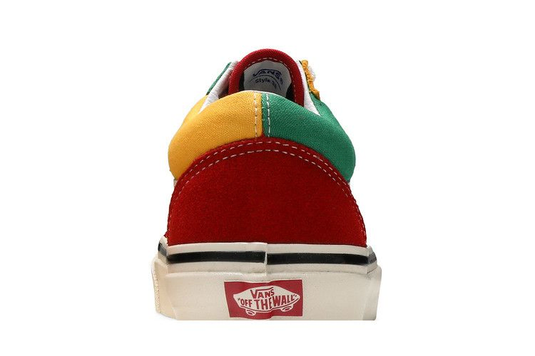 Кроссовки Vans Old Skool 36 DX 'Red Emerald Yellow'