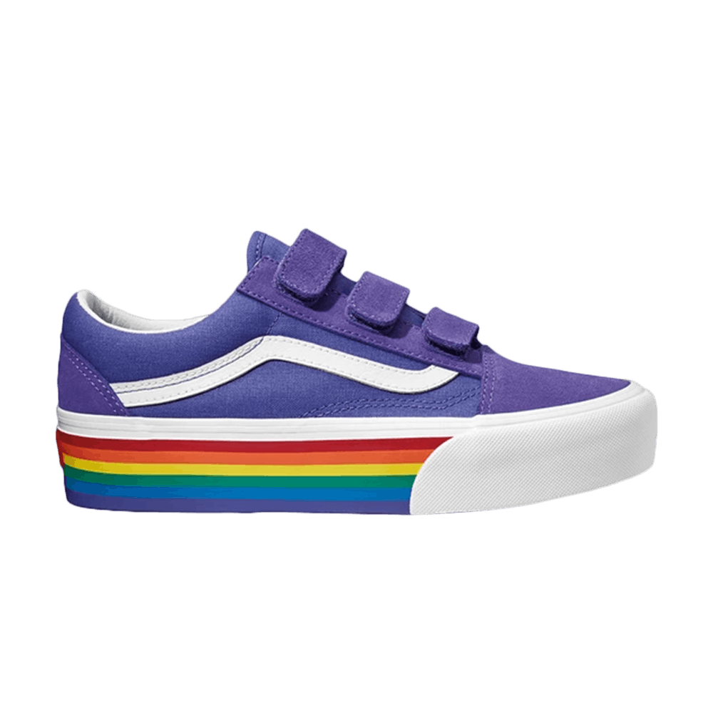 Кроссовки Vans Old Skool V Platform 'Rainbow'