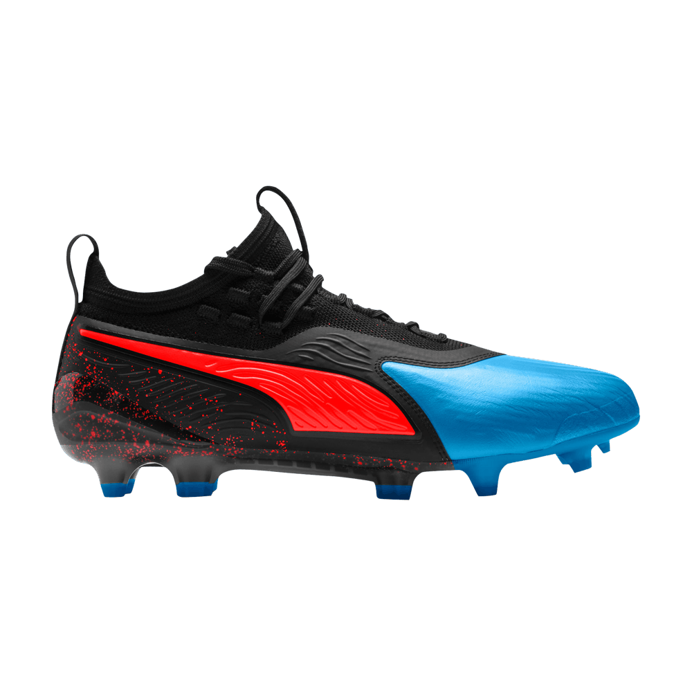Кроссовки Puma One 19.1 FG AG 'Blue Red Blast'