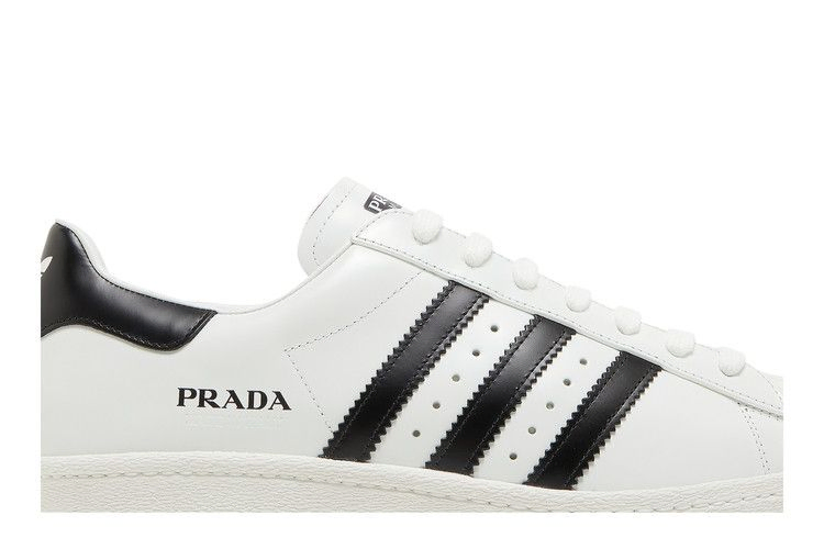 Кроссовки adidas Prada x Superstar 'White Black'
