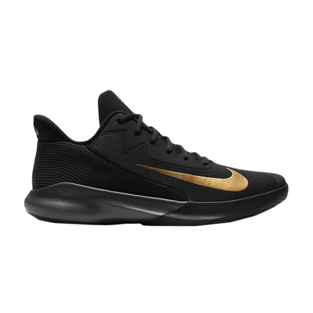 Кроссовки Nike Precision 4 'Black Metallic Gold'