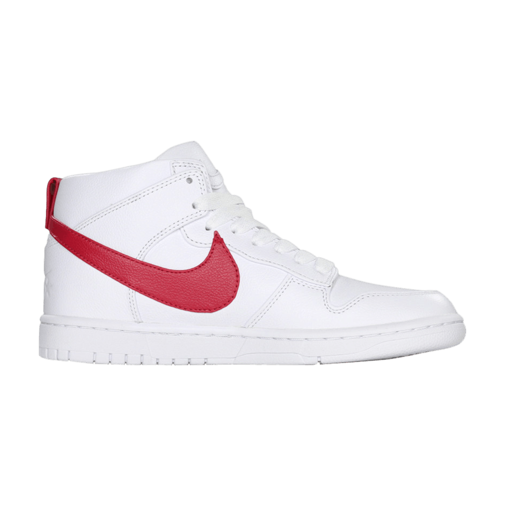 Кроссовки Riccardo Tisci x NikeLab Dunk Lux Chukka 'White Red'