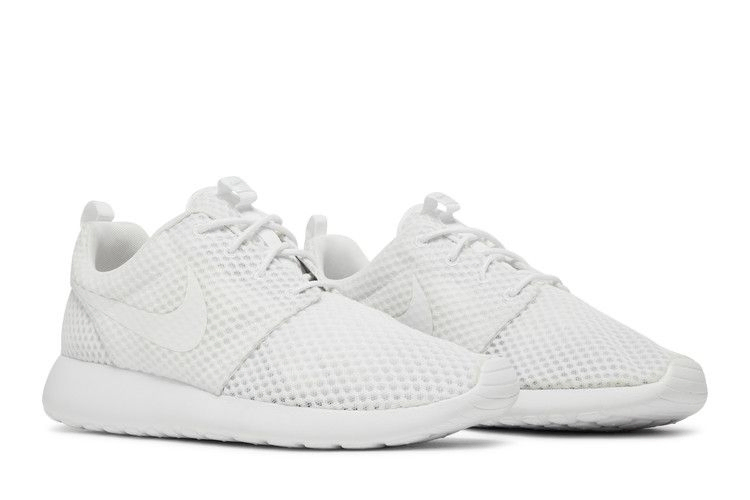 Кроссовки Nike Roshe Run Breeze 'All White'