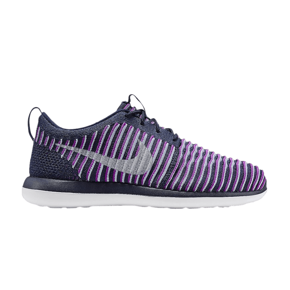 Кроссовки Nike Roshe Two Flyknit GS 'Vivid Purple Silver'