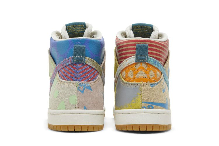 Кроссовки Nike Thomas Campbell x SB Dunk High 'What The'