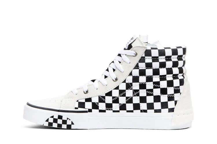 Кроссовки Vans SK8-Hi CAP LX Reissue 'White Checkerboard'