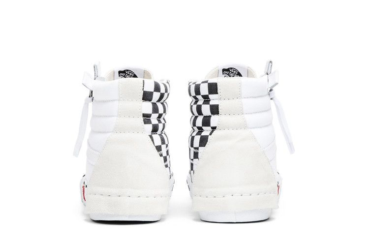 Кроссовки Vans SK8-Hi CAP LX Reissue 'White Checkerboard'