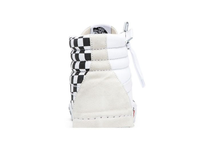 Кроссовки Vans SK8-Hi CAP LX Reissue 'White Checkerboard'