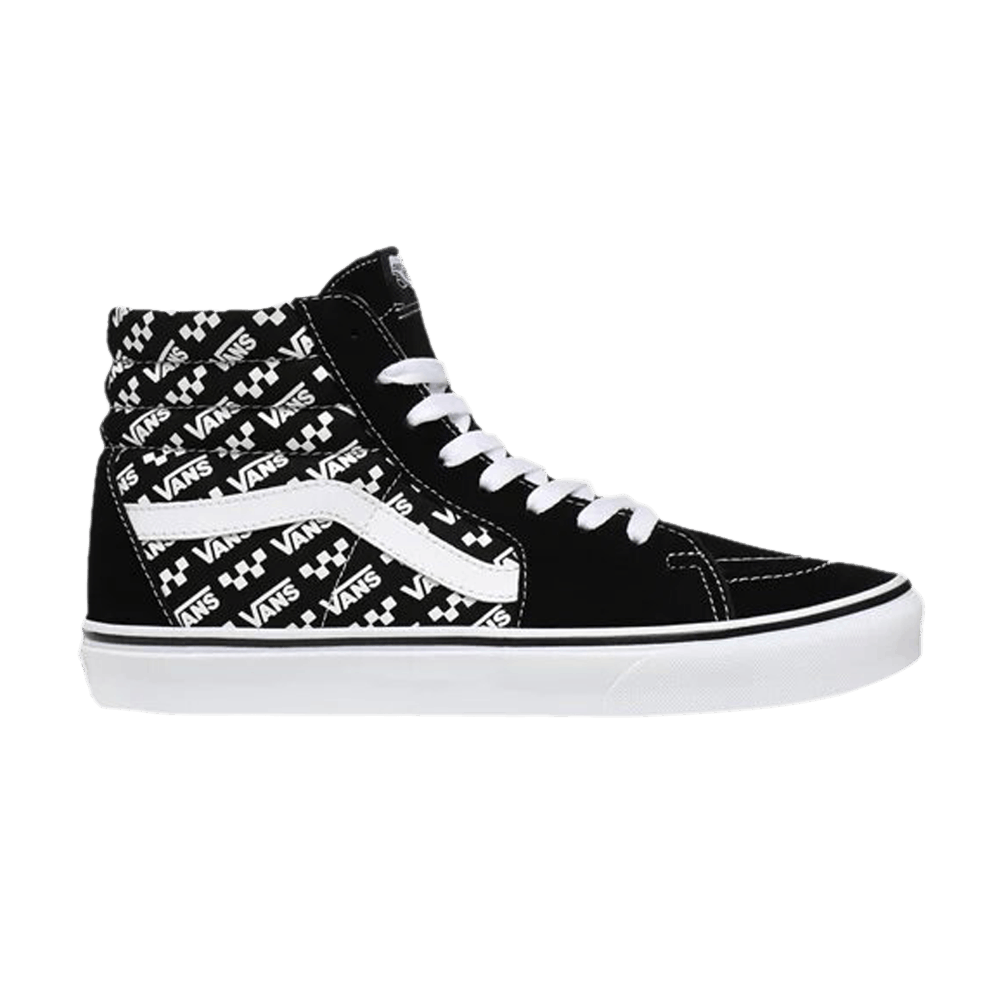 Кроссовки Vans Sk8-Hi 'Logo Repeat - Black'