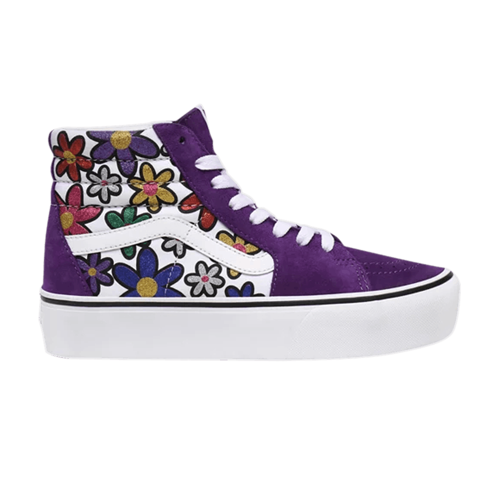 Кроссовки Vans Sk8-Hi Platform 2 'Glitter Daisies'