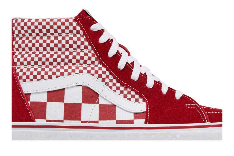 Кроссовки Vans Sk8-Hi 'Red Mix Checker'