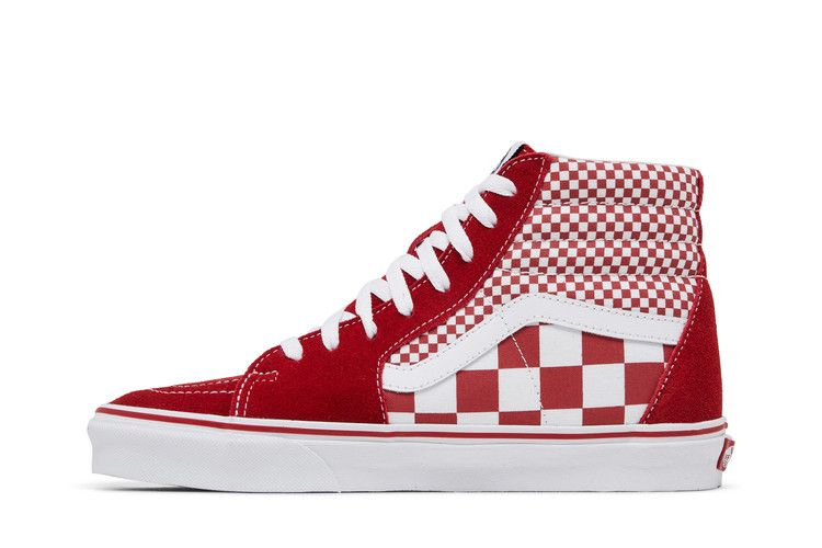 Кроссовки Vans Sk8-Hi 'Red Mix Checker'