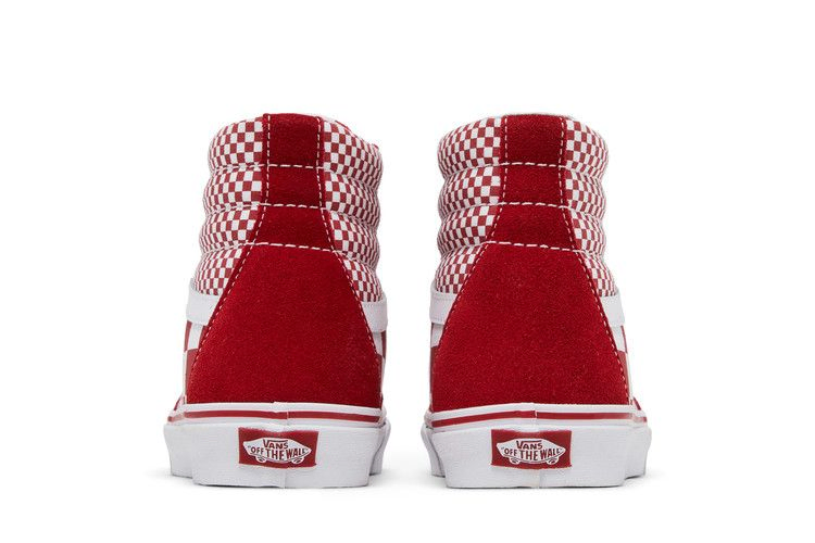 Кроссовки Vans Sk8-Hi 'Red Mix Checker'