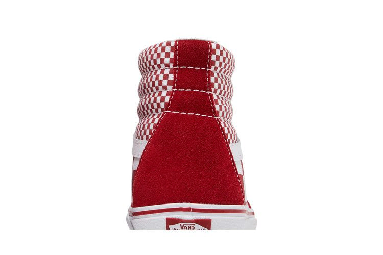 Кроссовки Vans Sk8-Hi 'Red Mix Checker'