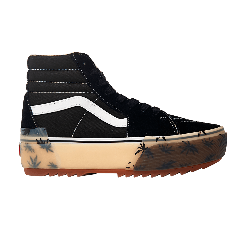 Кроссовки Vans Sk8-Hi Stacked LX 'Palm Black'