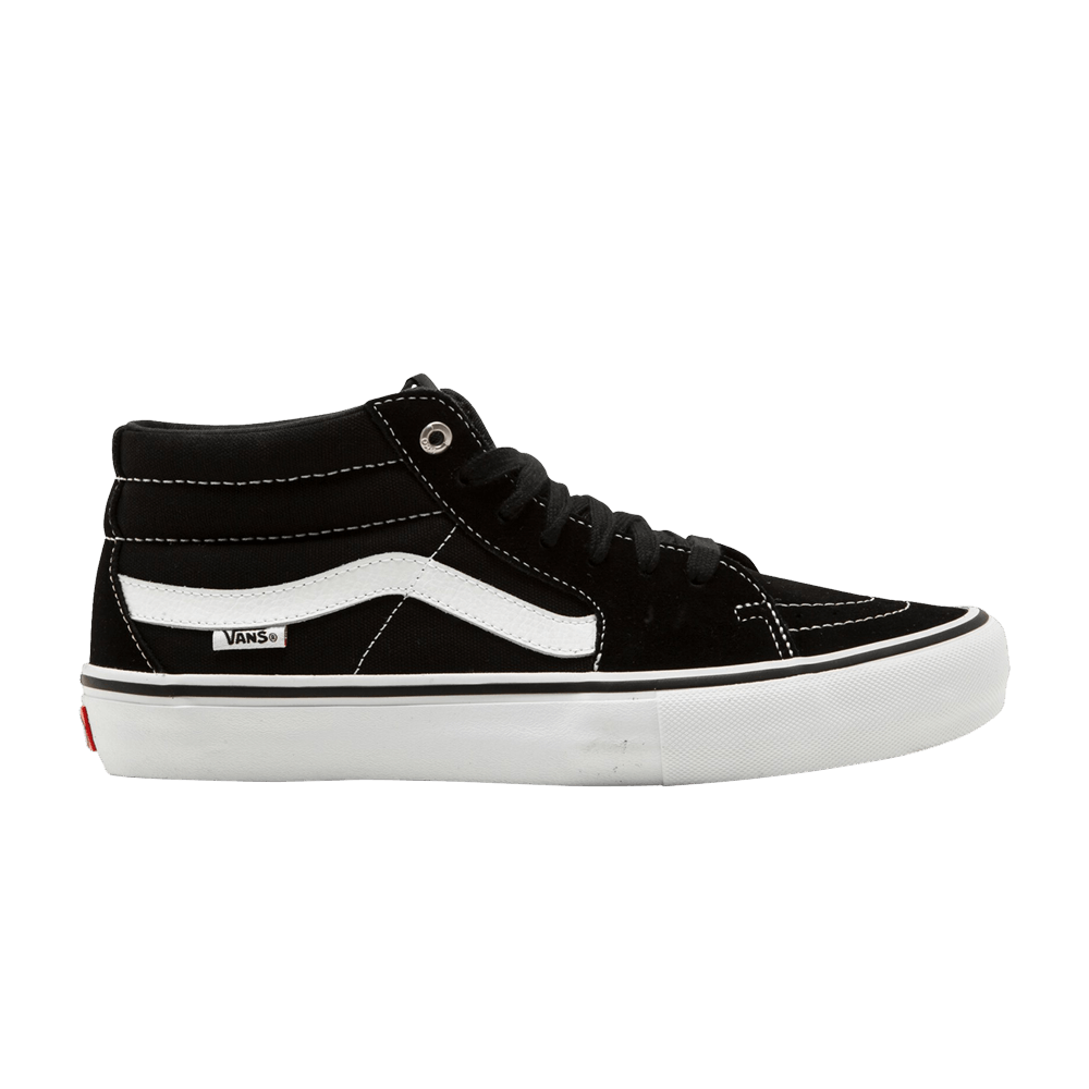 Кроссовки Vans Sk8-Mid Pro 'Black White'