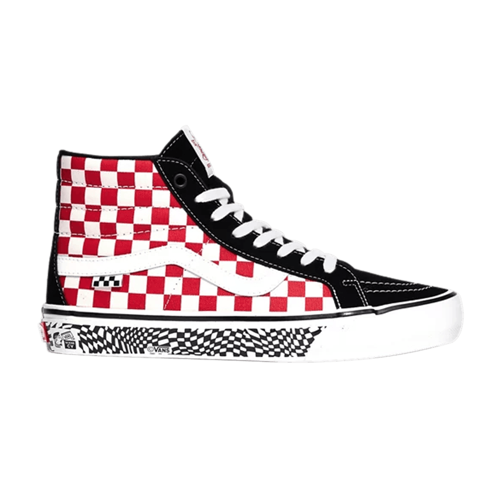 Кроссовки Vans Skate Sk8-Hi Reissue 'Grosso 84 - Red Checkerboard'