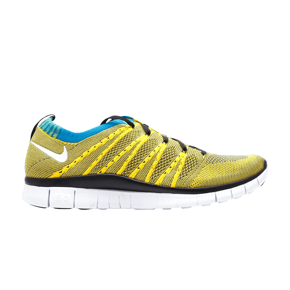 Кроссовки Nike Free Flyknit HTM SP 'Tour Yellow Turquoise'
