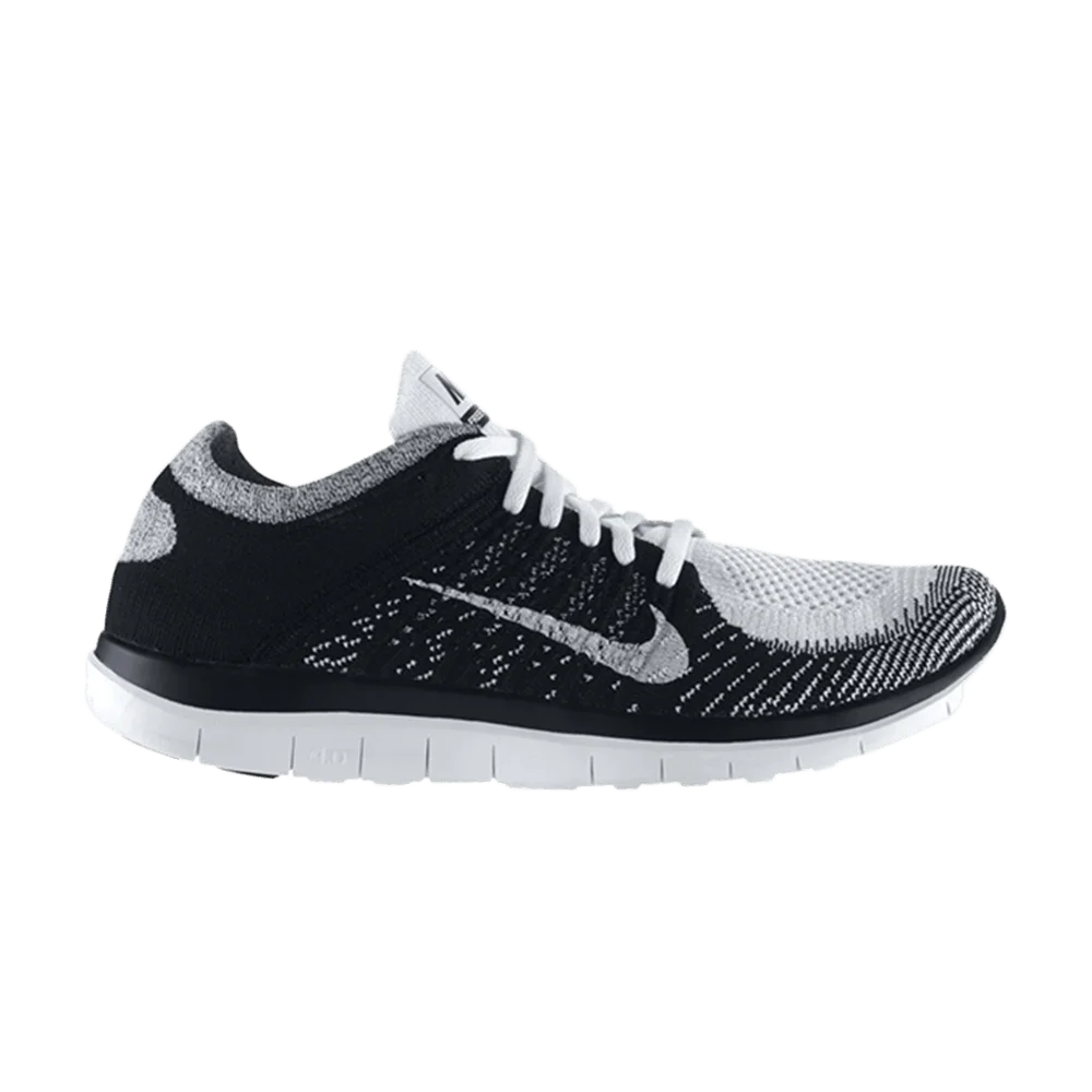 Кроссовки Nike Free 4.0 Flyknit 'White Black'
