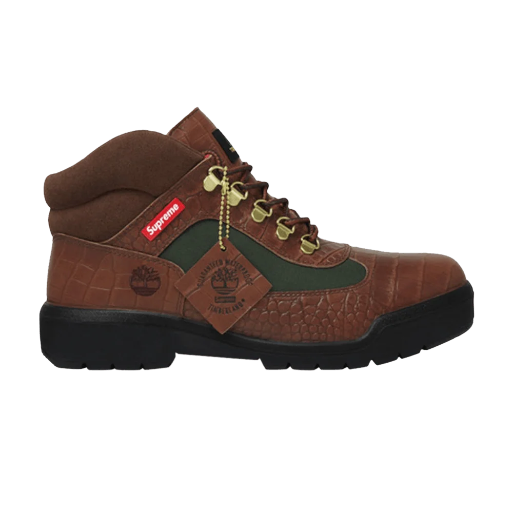Supreme x Timberland Field Boot 'Croc Pack - Beef & Broccoli'