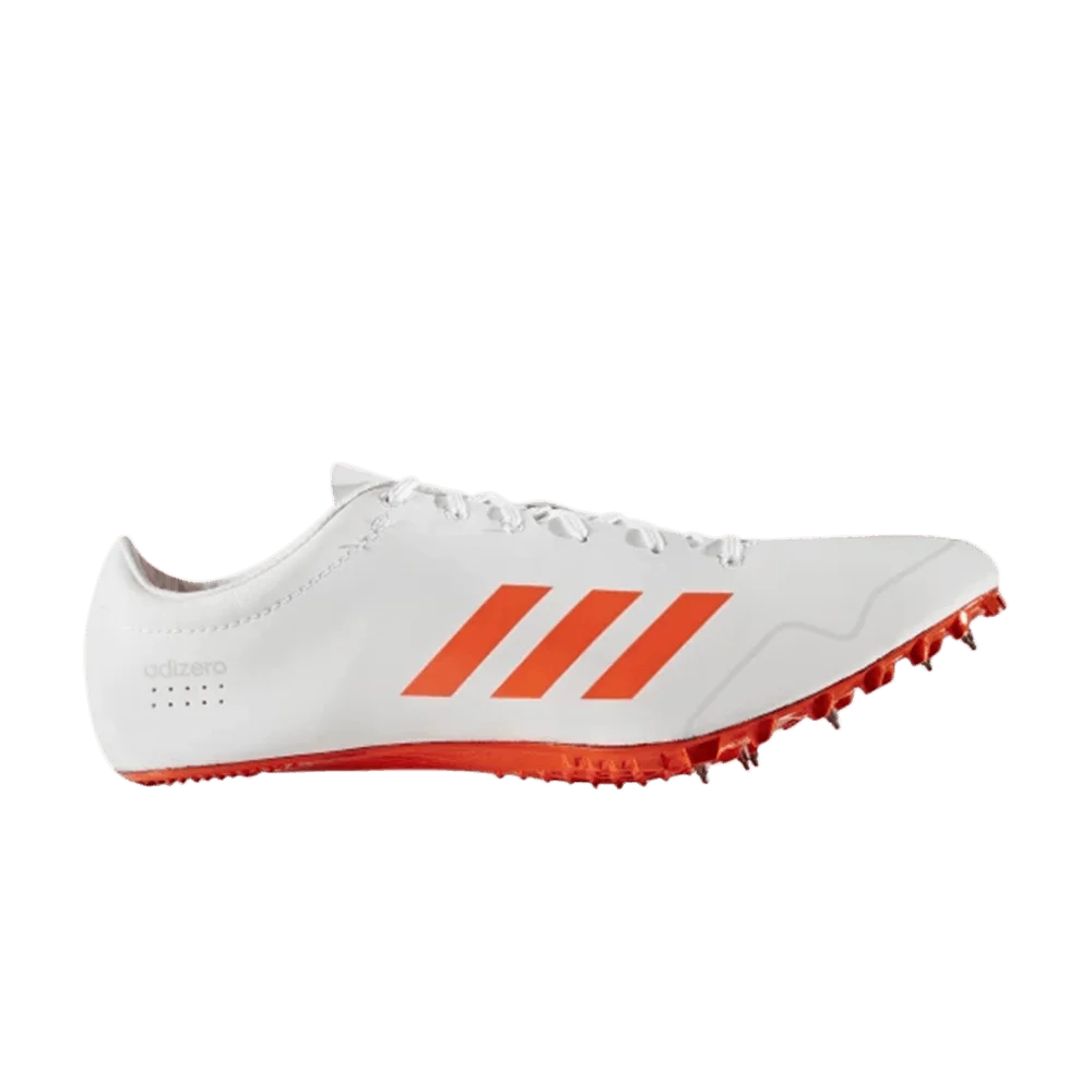 Кроссовки Adidas Adizero Prime Sprint Spikes 'White Red Silver'