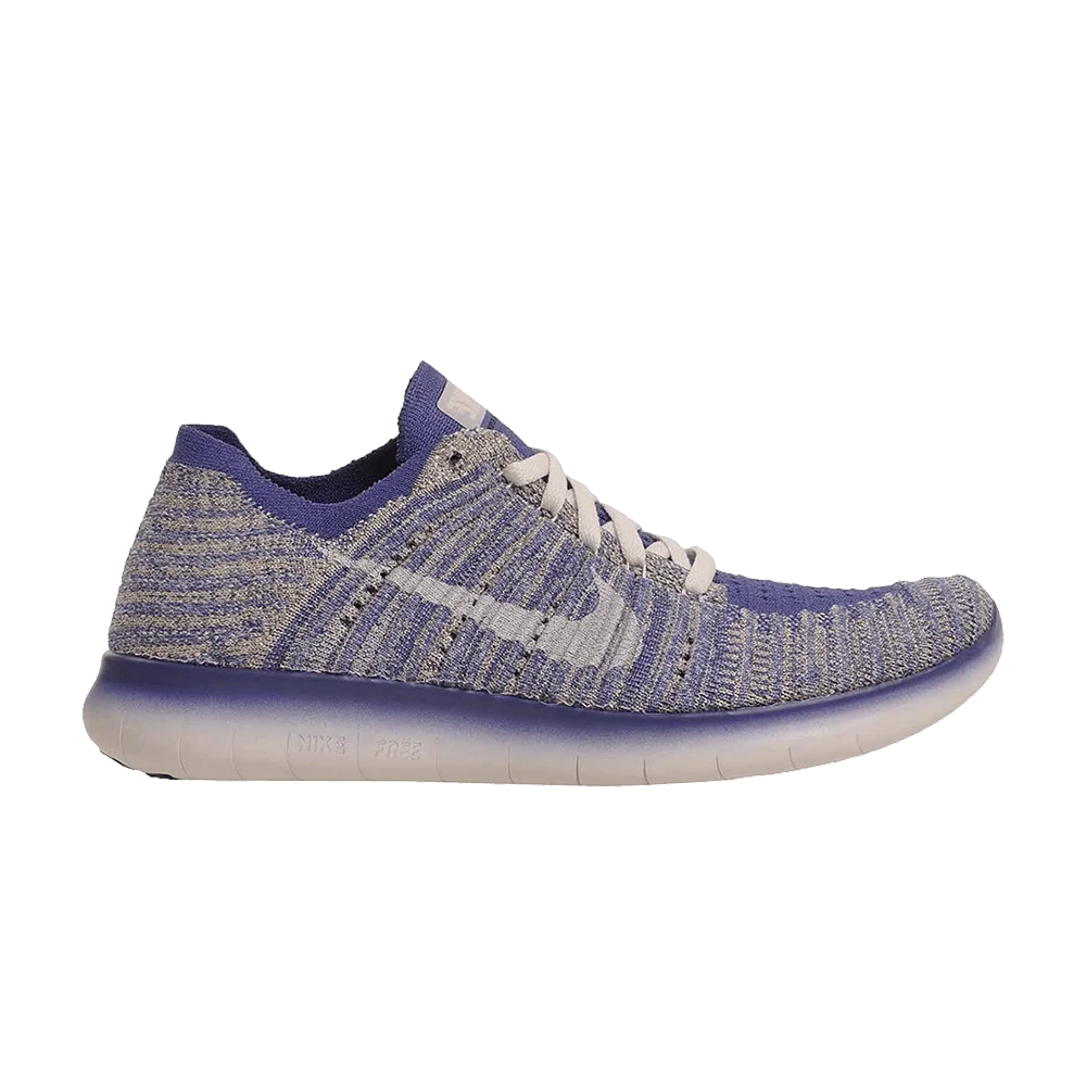 Кроссовки Nike Free RN Flyknit Metallic GS 'Dark Purple Dust'