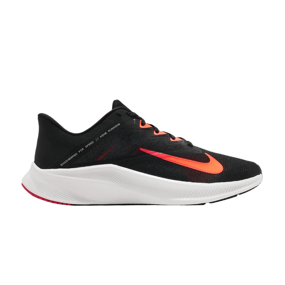 Кроссовки Nike Quest 3 'Black Total Orange'