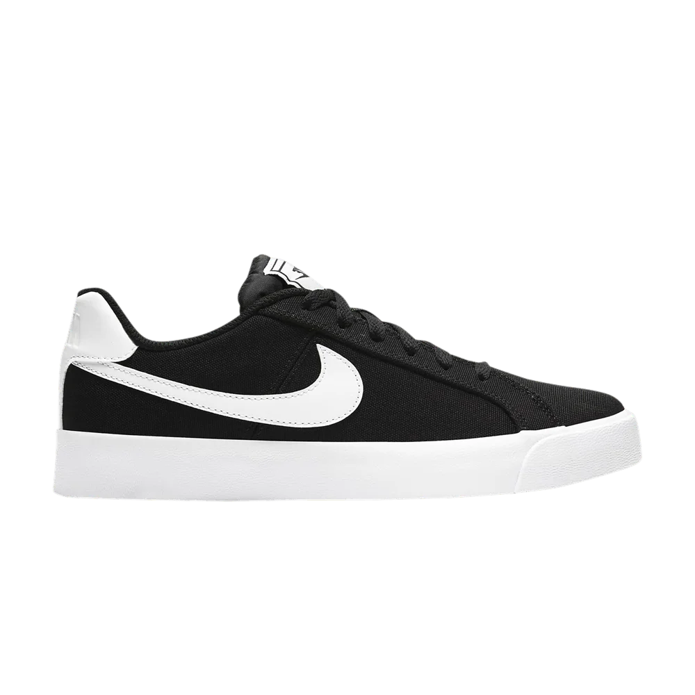 Nike Wmns Court Royale AC Canvas 'Black White'